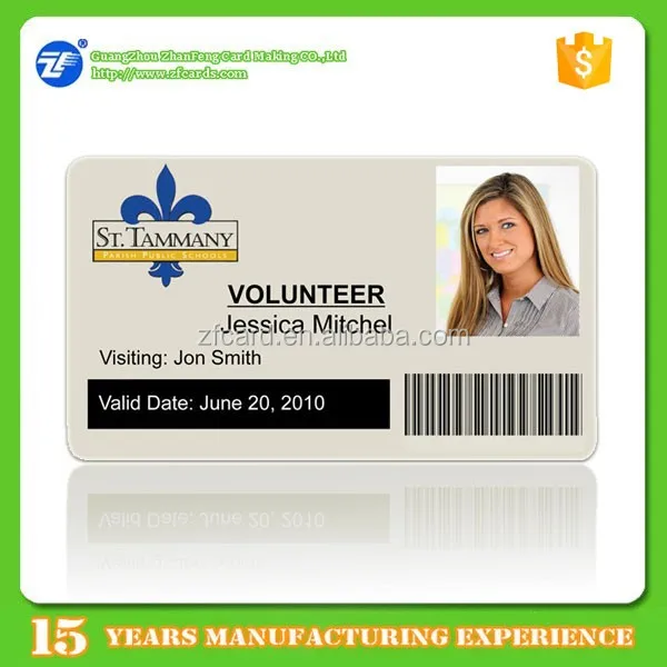 student campus one-card id photo card with hf original mifare
