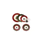 Painted ceramic christmas colorful dinnerware sets