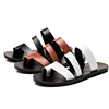 italian genuine leather flip flops thong sandals