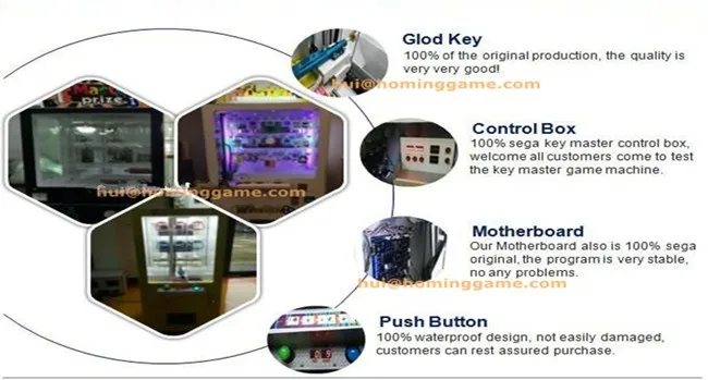 Key master game machine-most popular high quality prize vending key master arcade game machine