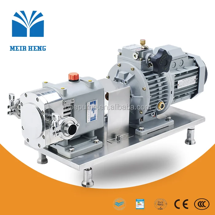 d-3a food grade liquid pump rotary lobe pump for honey