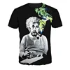 2019 Smoking Albert Einstein T Shirt Men Summer Funny Cotton Top Tees Short Sleeve The Big Bang Theory T-Shirt Plus Size M-4XL