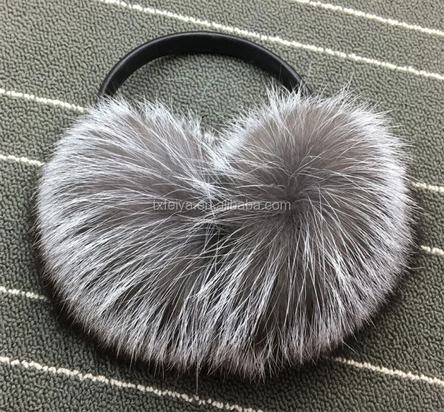 2017 real fox fur cheaper earmuff /ear muffs for winter /winter