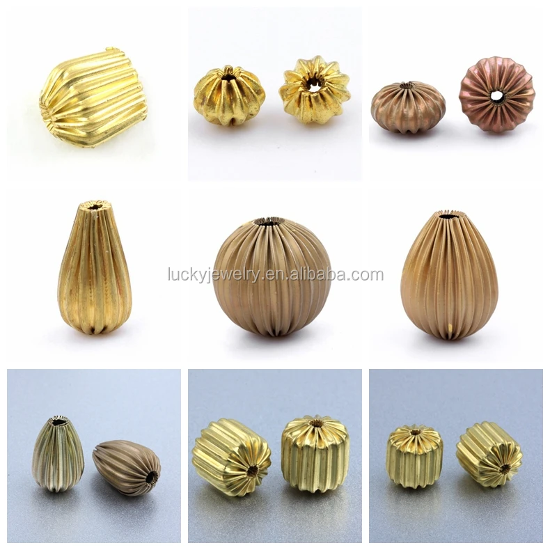 14k Gold Filled Nugget Spacer Beads Jewelry Fashion Accessory Findings Manufacturers China - Buy ...