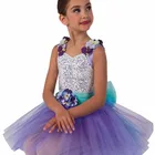 Hot sale! Flower Fairy dress kid's prom dress with multi flower appliques.