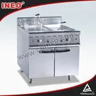 Restaurant Electric Fish Fryer/Fried Chicken Making Machine/2 Tank 4 Basket Deep Fryer