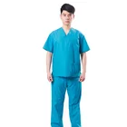 female Hospital medical Scrubs Uniform cotton V-neck doctor operation theatre Work Suit Nurse workwear clothing