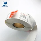 Custom design airline thermal paper baggage tag travel luggage label