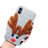 New Style Multicolour Cute Handwork Antler Mobile Phone Cases silicone Protective Shell For 7/7p/8/8p/x/xsmax