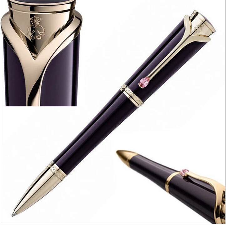 3 Styles Luxury Princesse Grace de Monaco ballpoint pen elegant stationery school office supplies metal writing pen for gift 003