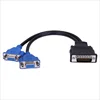 Hot Sale DMS-59 59Pin DVI Male to Dual VGA 15Pin Female Splitter Adapter Cable For Monitor TV Projector Computer