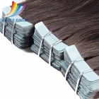 Hair Remy Original Human Hair Cuticle Aligned Wholesale Remy Brazilian Natural Straight Tape In Hair Extensions