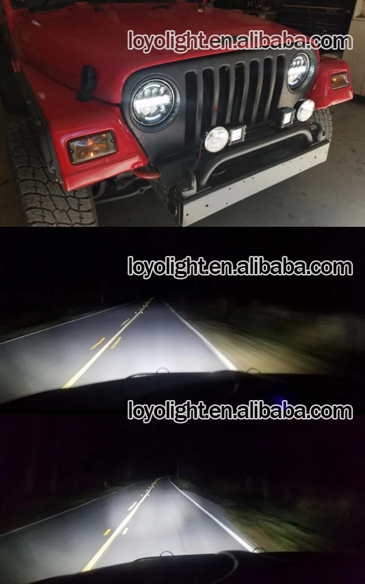 105w headlight for jeep