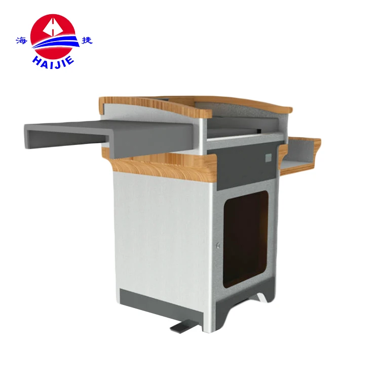 Hot Sale Digital Smart Podium Multimedia Steel Teaching Lectern For Education School