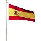 Custom printing polyester country national Spanish flag