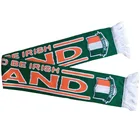 Scarf manufacture wholesale cheap knitted acrylic factory price ireland football fan scarf