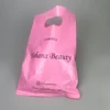 Eco Friendly Packaging Type Die Cut Custom Pink Plastic Bag,Plastic Shopping Bags