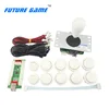 1player white button joystick kit connect TV computer phone PS2 PS3 for home game