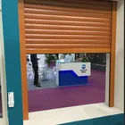 Residential European style aluminum window shutter roll up window
