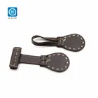 soft imitations Leather belt easy design sew decorate Frog toggle garment Blazer buckles button for coat
