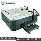 New design outdoor whirlpool massage hot tub UK on Sale for 5 people