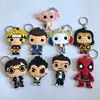 New style PVC Key chain Naruto key chain Gift Spider Man Key Rings BD332