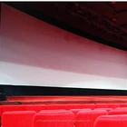 Large format curved projection screen for simulator system /High quality and transparent projection screen
