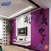 House decoration embossed Interior 3D Fire-retardant matte Paper Wallpapers