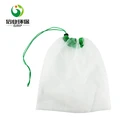 light weight drawstring shopping produce eco net bags for vegetables