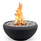 Indoor round electric bioethaol fireplace