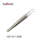Personal care curve point tip extension eyelash tweezer