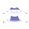 Sunshade Beach Tent Sun Shelter Pop-Up & Wind Protection Portable UV Protection Canopy with Anchors and Sandbags