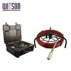 Witson Pipeline Drain Sewer Inspection Camera with 7" LCD Monitor and DVR