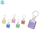 Promotional custom logo metal Keyring/Custom made blank keychain