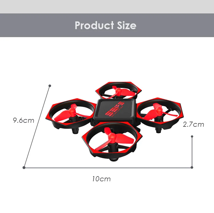 Set of 2 rc mini quadcopter for battle
