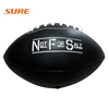 High quality leather super grip american football printed logo rugby size9 football