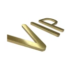 China factory supplied durable brass letters and numbers for house names