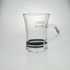 Nescafe series coffee glass mug print logo glass cup 320 ml Nescafe coffee glass mug