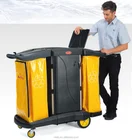 Cleaning trolley, hotel housekeeping maid cart trolley