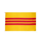 company logo Aluminum alloy pole nylon big US flags custom 3x5 south vietnam flag