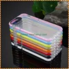 New Arrival Mix Color Crystal Clear Shock-Proof Dual Layer Bumper Double Protective TPU Case For Iphone 7
