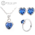 Cubic Zirconia Jewelry Set 925 Sterling Silver Cubic Zirconia Jewelry Set Women