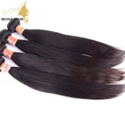 Wholesale raw hair extensions can be dyed Peruvian straight hair bundles 100% virgin