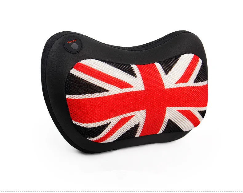 Portable Car Headrest, PU & Hood Car Seat Cushion Cushion Head Massager Electric Lumbar Neck Warmer (10)