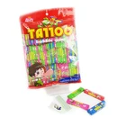 wholesale fruit flavored chewing gum brands with tattoo
