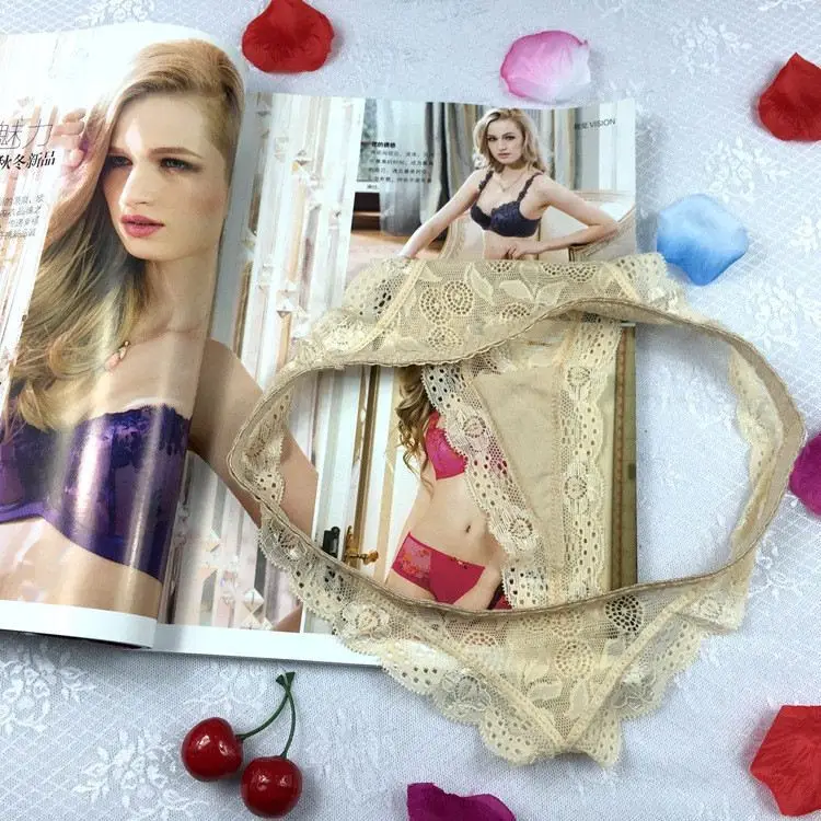 Stock New Brand summer style Sey G String Thong Underwear Women Tanga Lace G-String Seamless Sey Transparent T Panties For Women