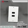 LY-FP79 2-Port HDMI 1080P 90 degree Wall Face Plate Panel Cover Coupler
