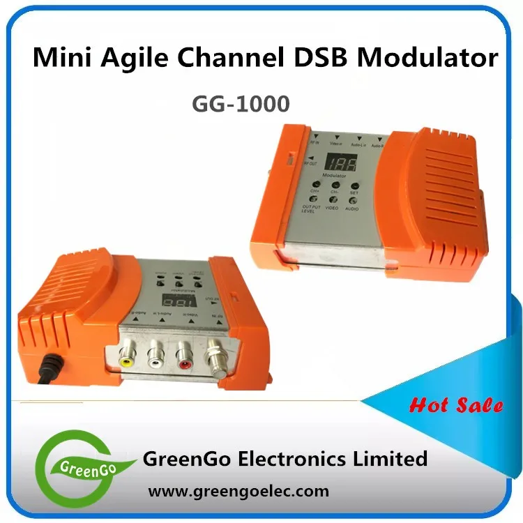 GG-6000M Professional Analog Adjacent RF Agile CATV Modulator