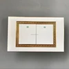 Luxury design 2 Gang 1 Way electrical switches