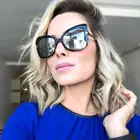 M0118 Big Frame Letter Women Sunglasses Itial Design Wholesaler Sun Shades In China